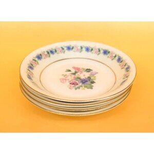 Vintage HAVILAND Fox Glove Set of 4 Berry Dessert Sauce Bowls